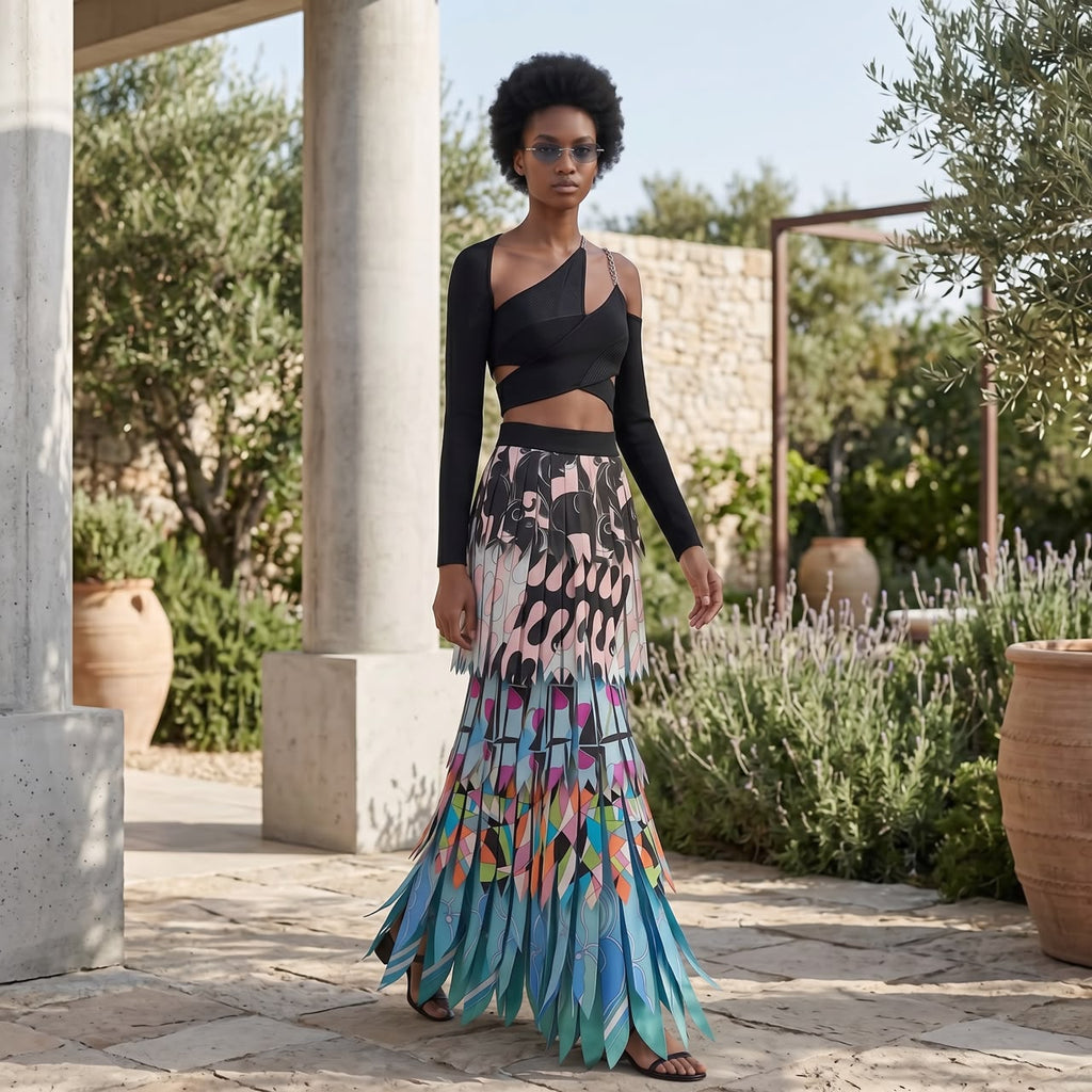 Plume Silk Trousers